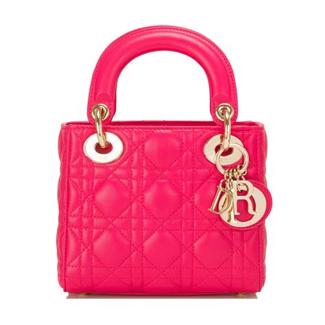 lady dior handbag pink.